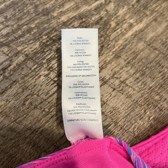 Ivivva Girls Pink Tank with Built-in Sports Bra Size 14 - Picture 7 of 7